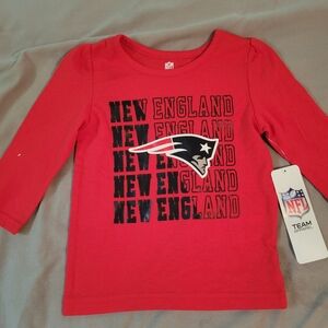 NFL Red Long Sleeve Kids Tee